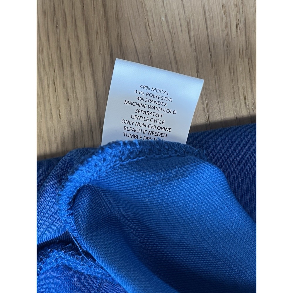 Simply Southern Women's Large Royal Blue Sleeveless Quarter Zip Dress NWT Pocket - Picture 6 of 6